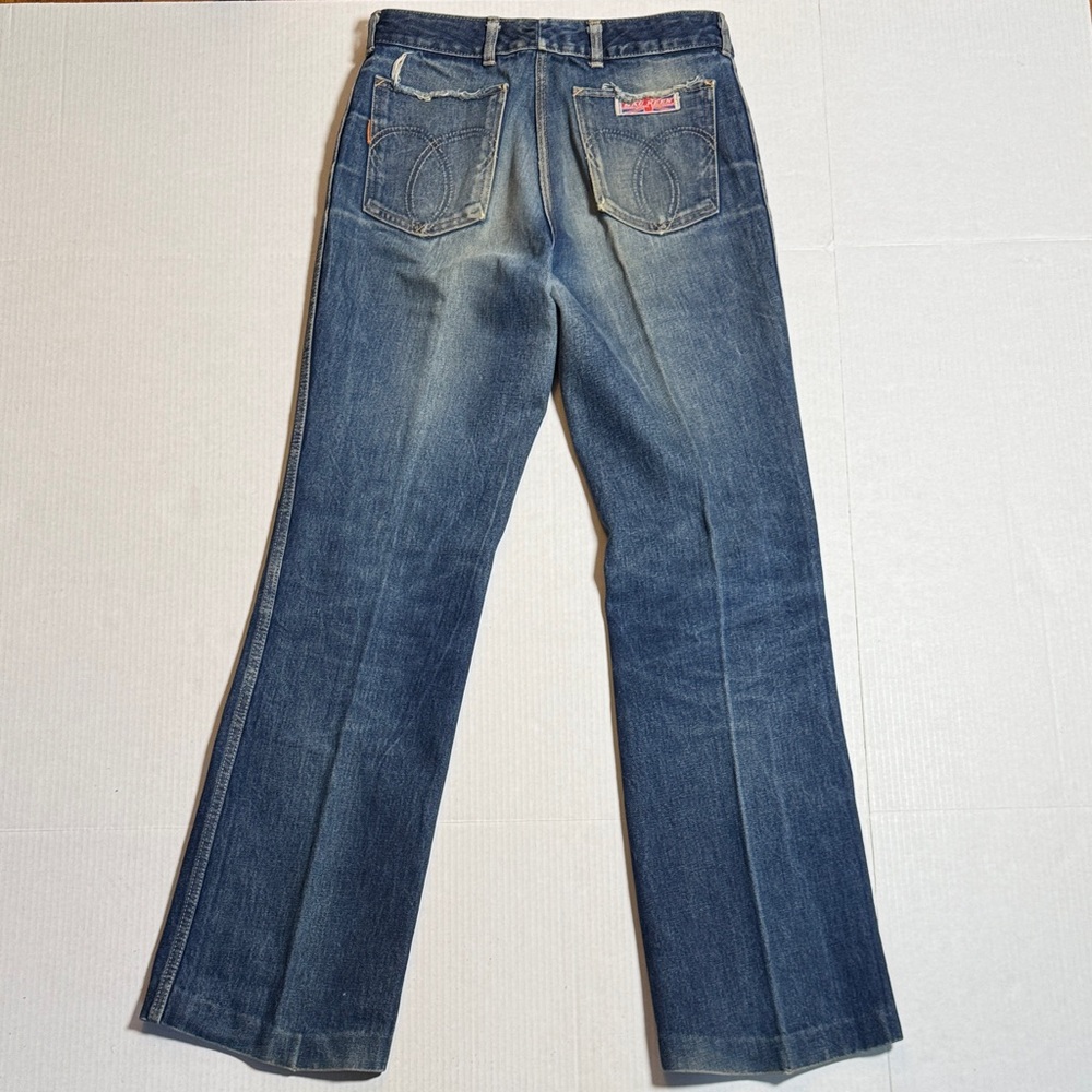 MAC KEEN Vintage Women's RARE High Rise Denim Blue Jeans‎ Cotton France 44